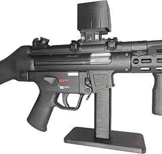Hammy3DPrints Display Stand for Various Firearms - Pistols, AK, AR, MP5, KP9, and More | Rifle Holder Storage Rack (HK MP5 22LR)