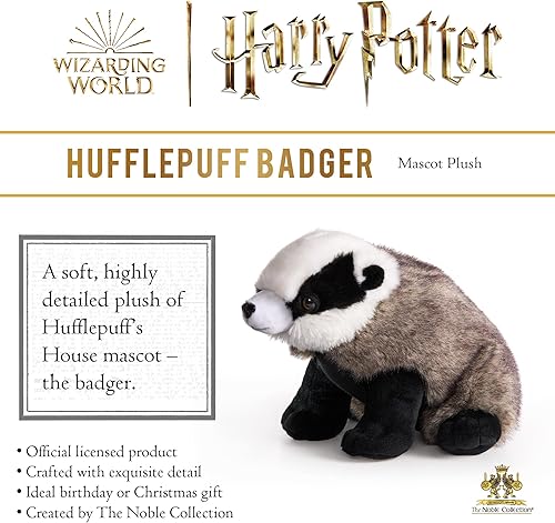 Miniatura 3 de The Noble Collection Hufflepuff Badger Mascot Plush