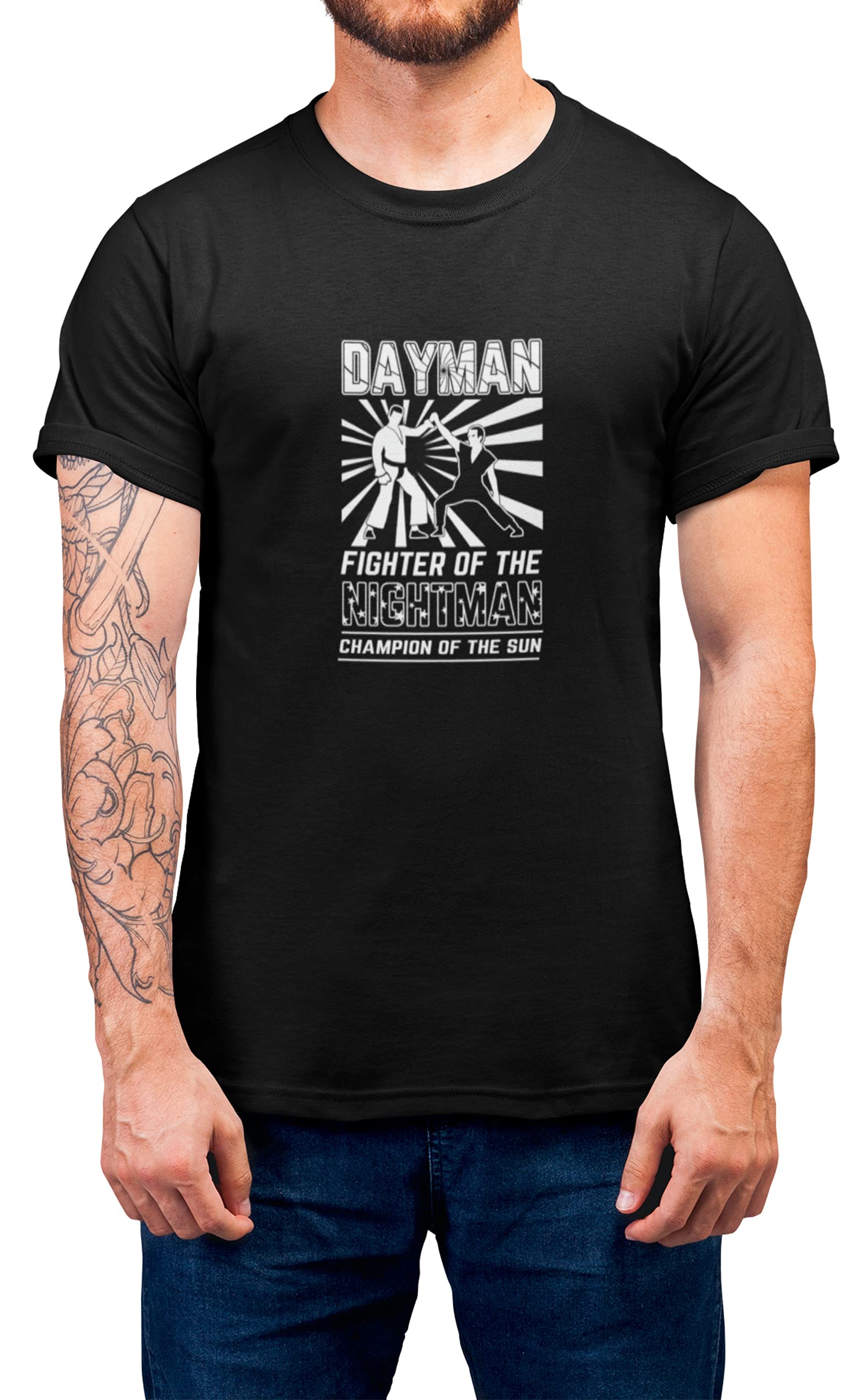 LuxylUnisex Dayman Fighter of The Nightman T-Shirt
