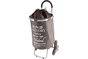dbest products Stairs Cart - Stair Climber Laundry Trolley Dolly