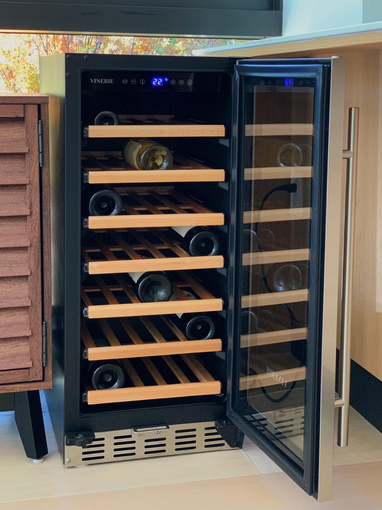 45/mo Finance VINERIE Smart 15 Inch Wine Cooler Refrigerators, 33