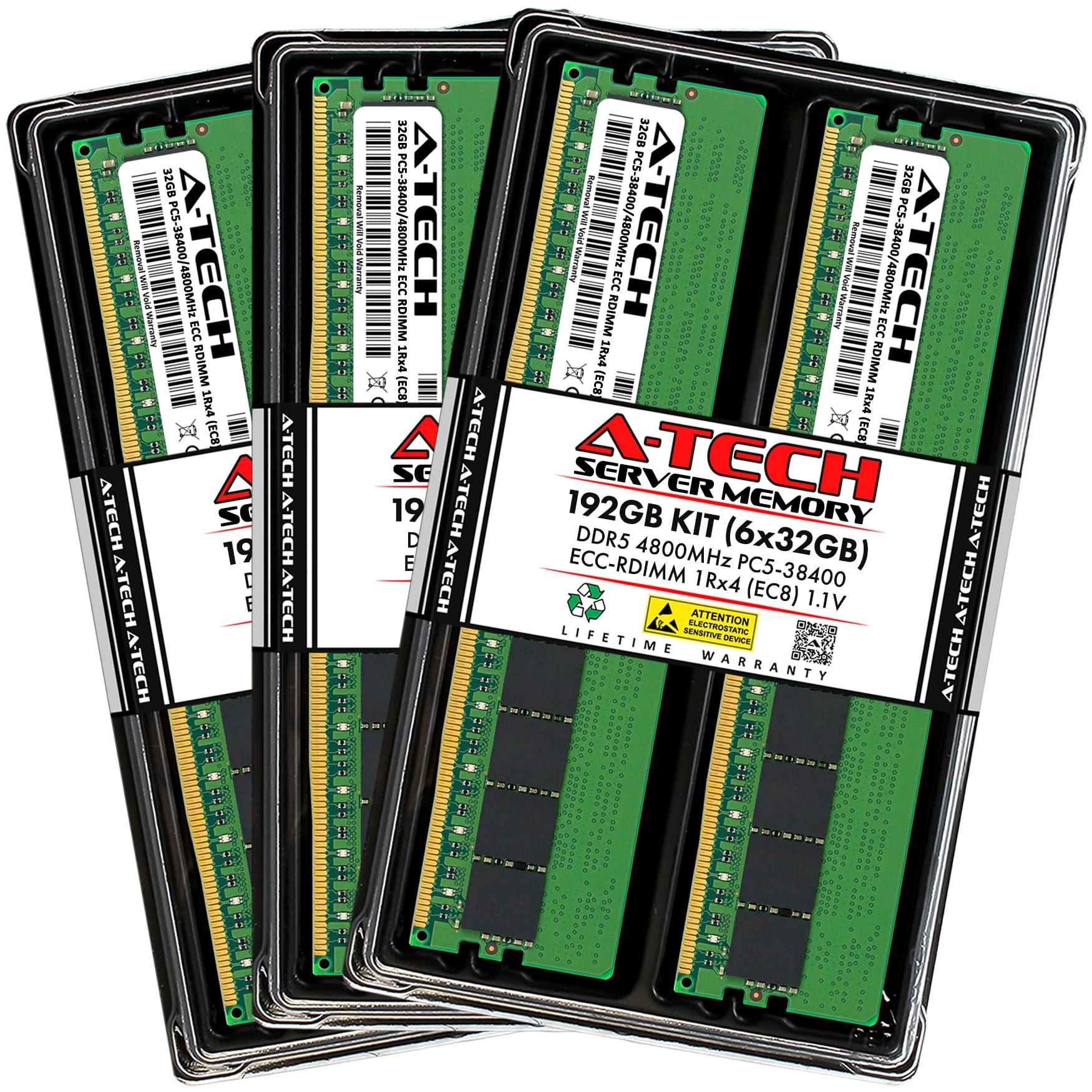A-Tech 192GB Kit (6x32GB) RAM for Supermicro Super H13DSG-O-CPU