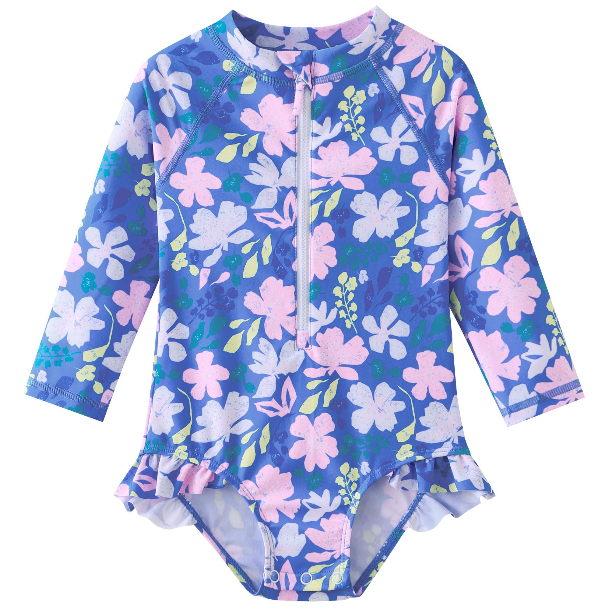 UMELOK Baby Girl One Piece Swimsuit Infant Long Sleeve Bathing Suit
