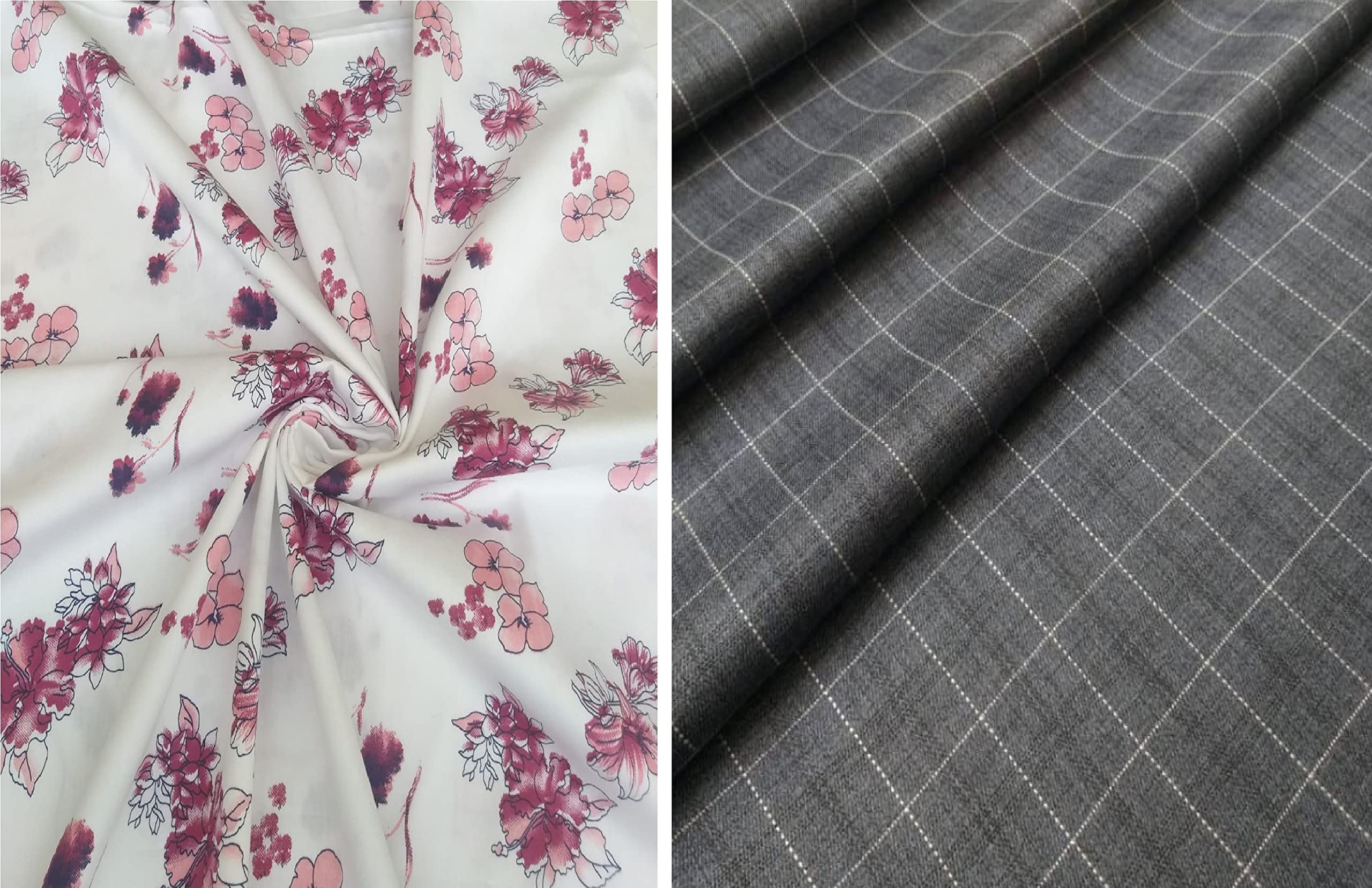Pri & Su CottLinns Combo of Giza Cotton Printed Shirt 110005 & Trouser Fabric 90006-picture-24