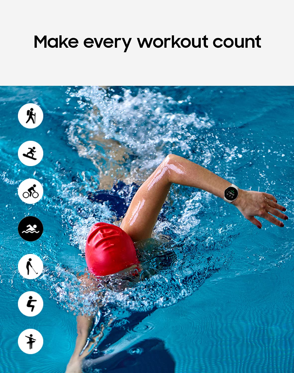 Samsung Galaxy Watch 4 40mm Bluetooth Smartwatch with ECG Heart Monitor, Tracker for Health, Fitness, Running, Sleep Tracking, GPS Fall Detection, US Version, SM-R860NZKAXAA, Black: Silver 44mm LTE