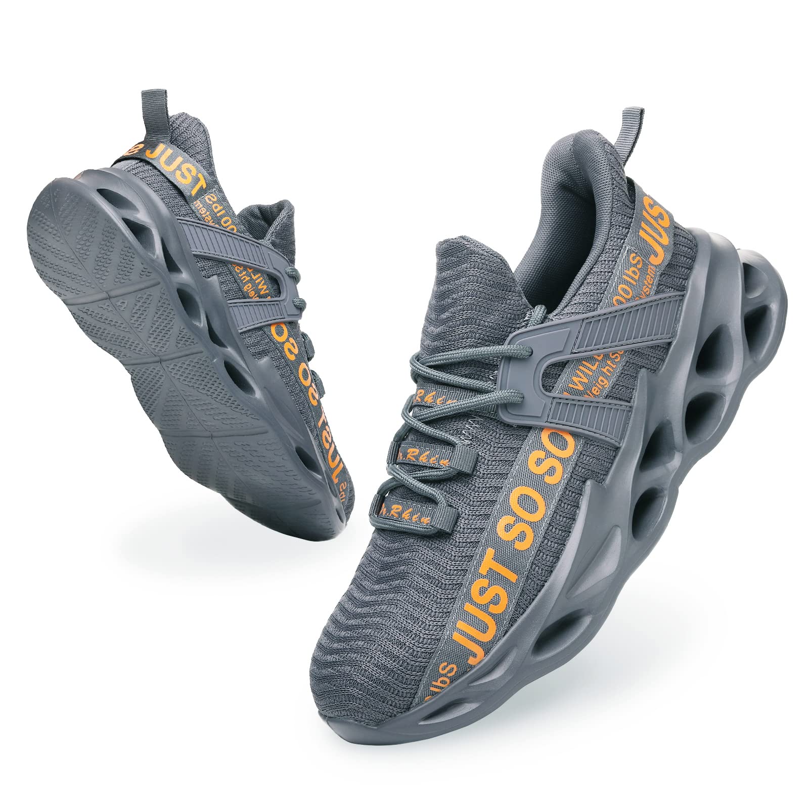 Furuian Steel Toe Shoes for Men Women Lightweight Slip On Safety Work Shoes Comfortable Steel Toe Sneakers