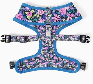 Lucky Love Dog Reversible Harness Vest – Vivid Patterned Vest for Medium Dogs, Stylish Accessory for Female and Male Dogs – Primrose, Medium