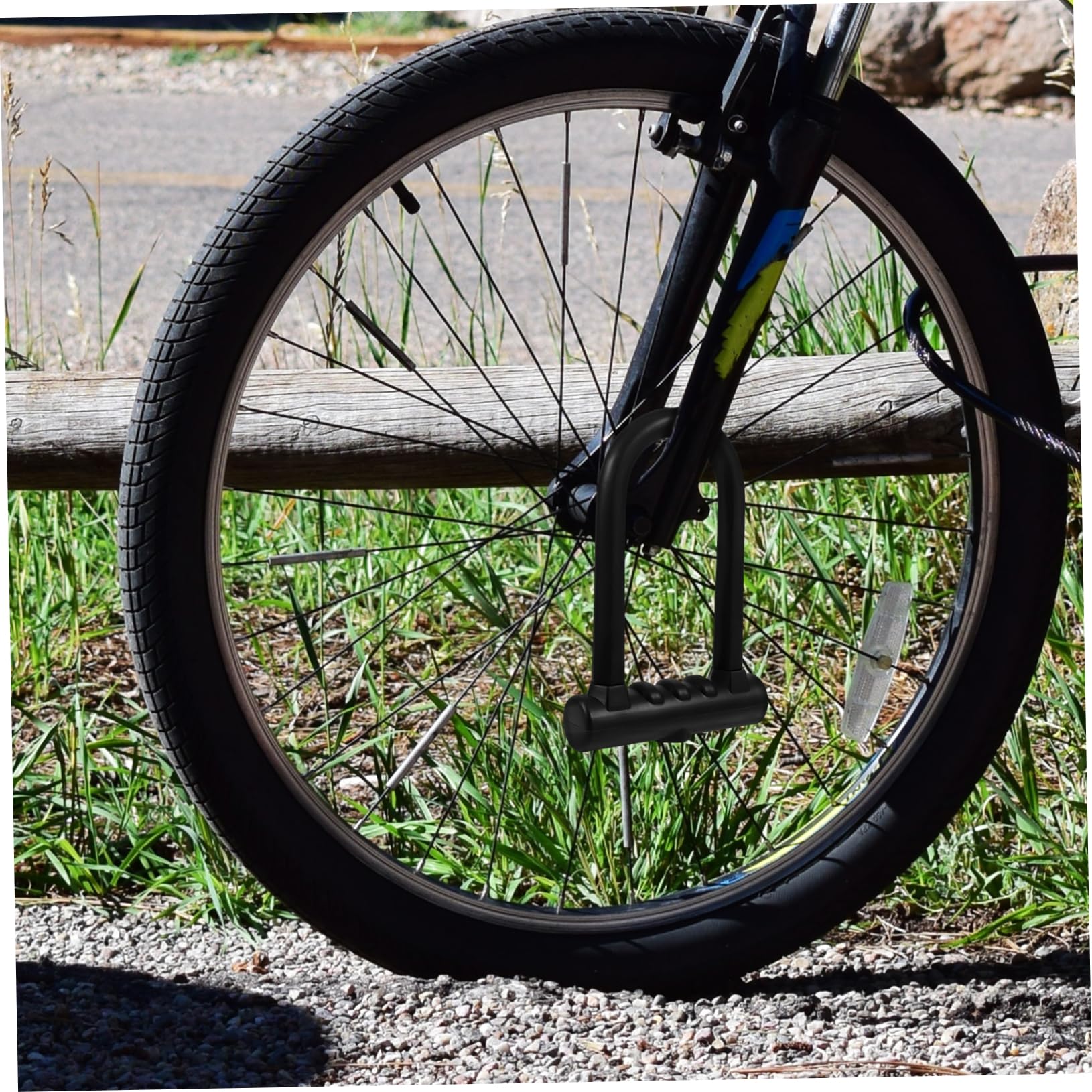 VICASKY Lucchetto u Per Bicicletta in e Silicone Resistente Design Doppia Apertura Anti-taglio e Affidabile Per Protezione Duratura