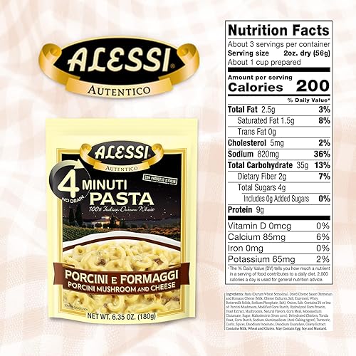 Vista 12 de Alessi Pasta de 4 minutos (brócolini y queso, 6.35 onzas (paquete de 1))