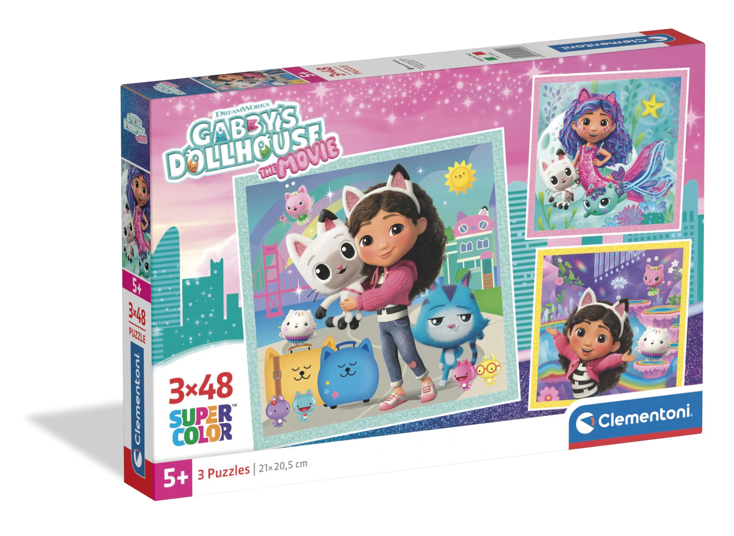 CLEMENTONI PZL 3X48 GABBY'S DOLLHOUSE 2026-25002