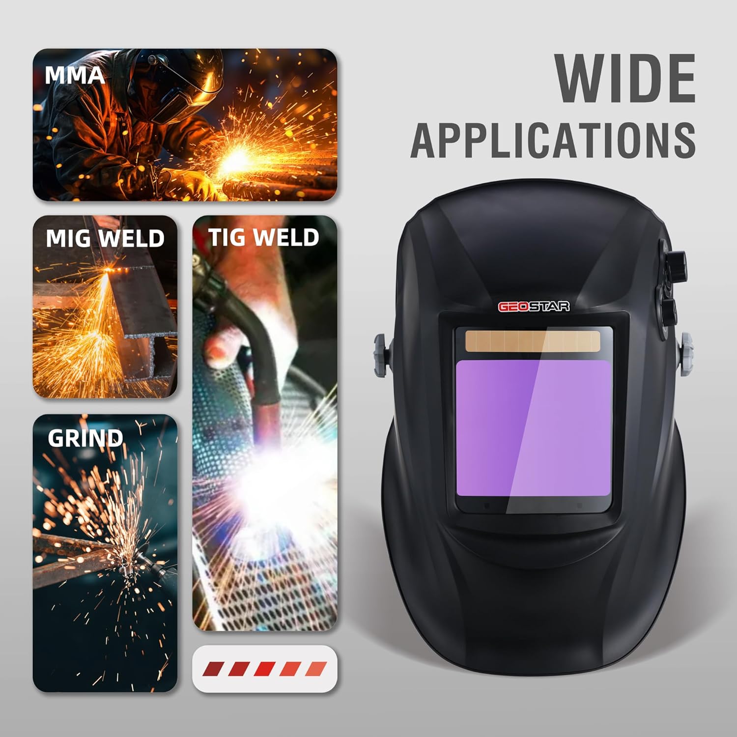 Geostar Welding Helmet: Versatile Protection for Various Welding Applications