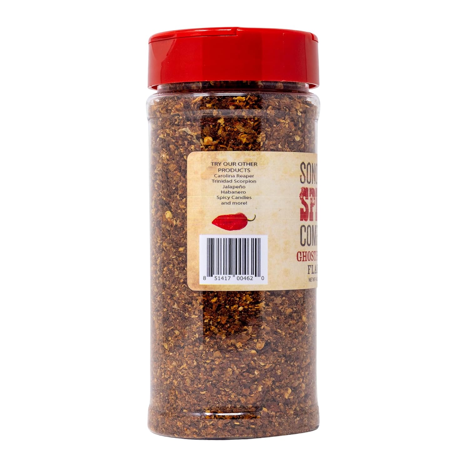 Ghost Chili Pepper - Bhut Jolokia - Flakes 4 Oz