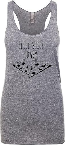 Miniatura 9 de I Walk The Lime, Women's Graphic Racerback Tank Top by Moonlight Makers, Funny Gift for Her, Shirts with Sayings, Yoga Tee (XL, Heather Gray)