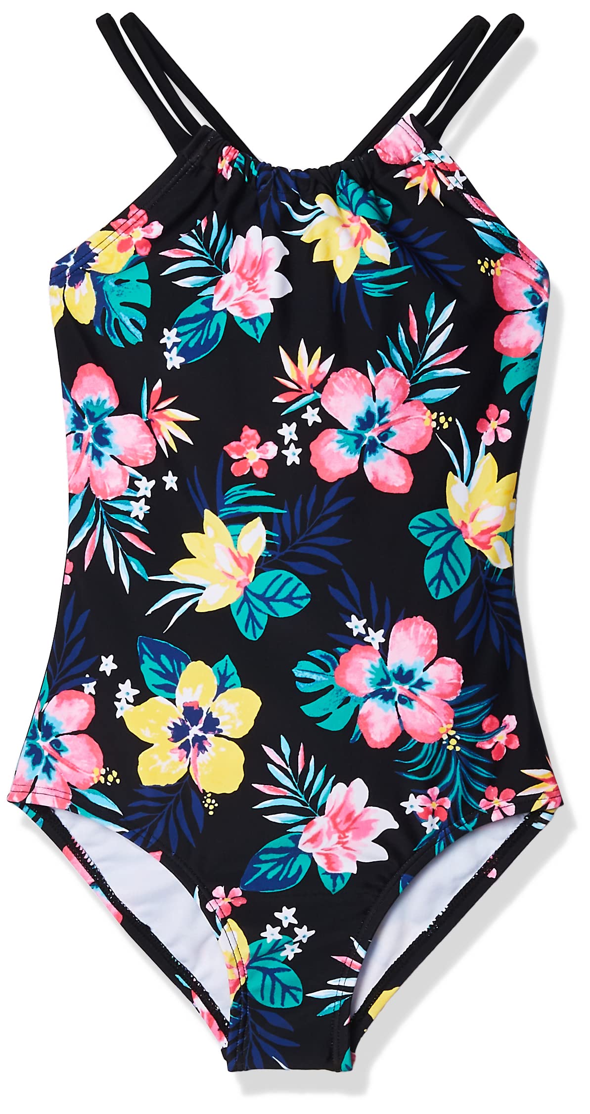 Kanu Surf Girls Jasmine Beach Sport Halter One Piece Swimsuit