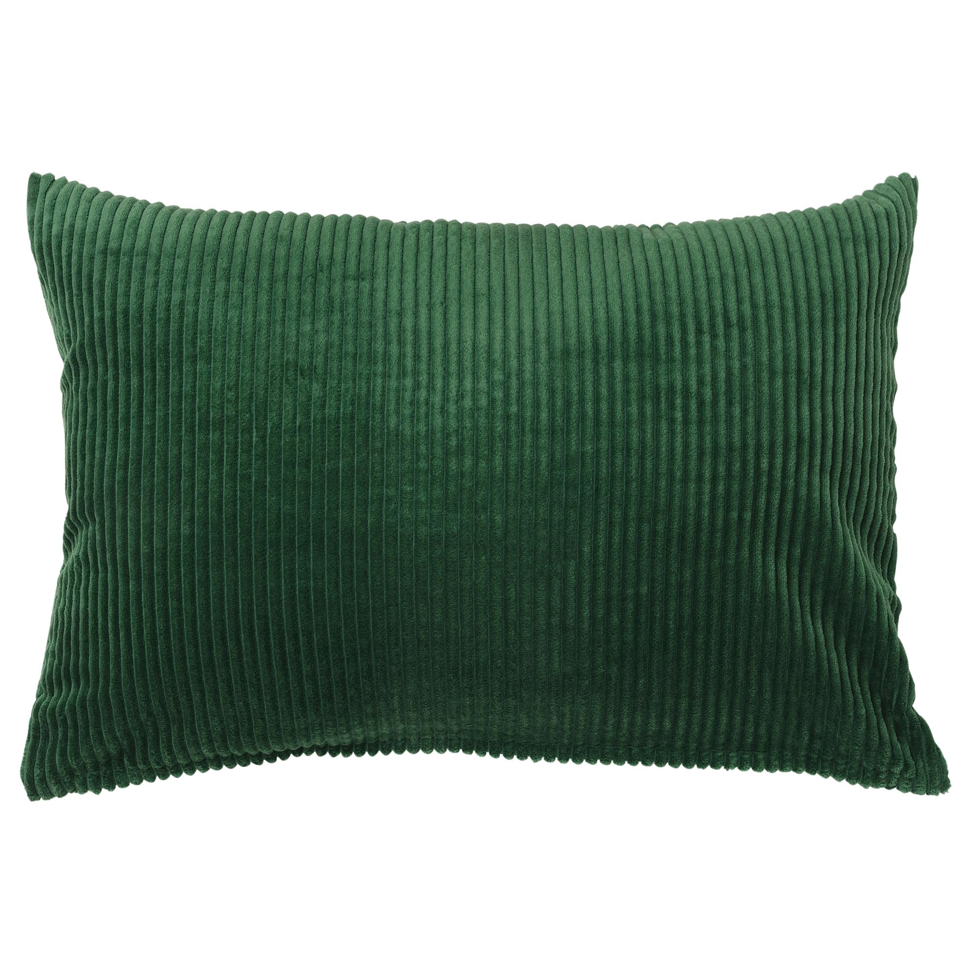 Housse de coussin vert foncé pour rénover facilement vos vieux oreillers de salon