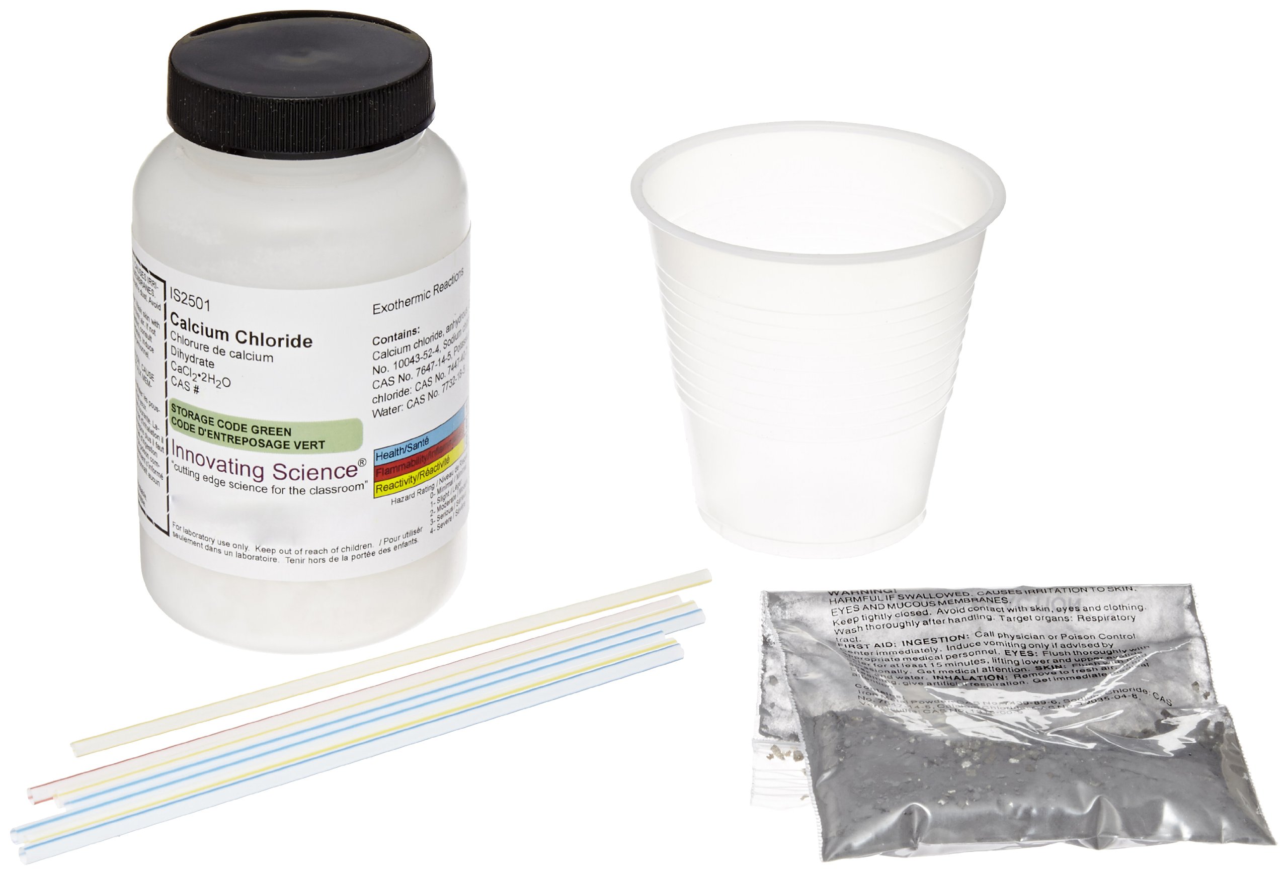 Innovating Science Exothermic Reactions Chemistry Demo Kit - Supplies For 15 Student Groups