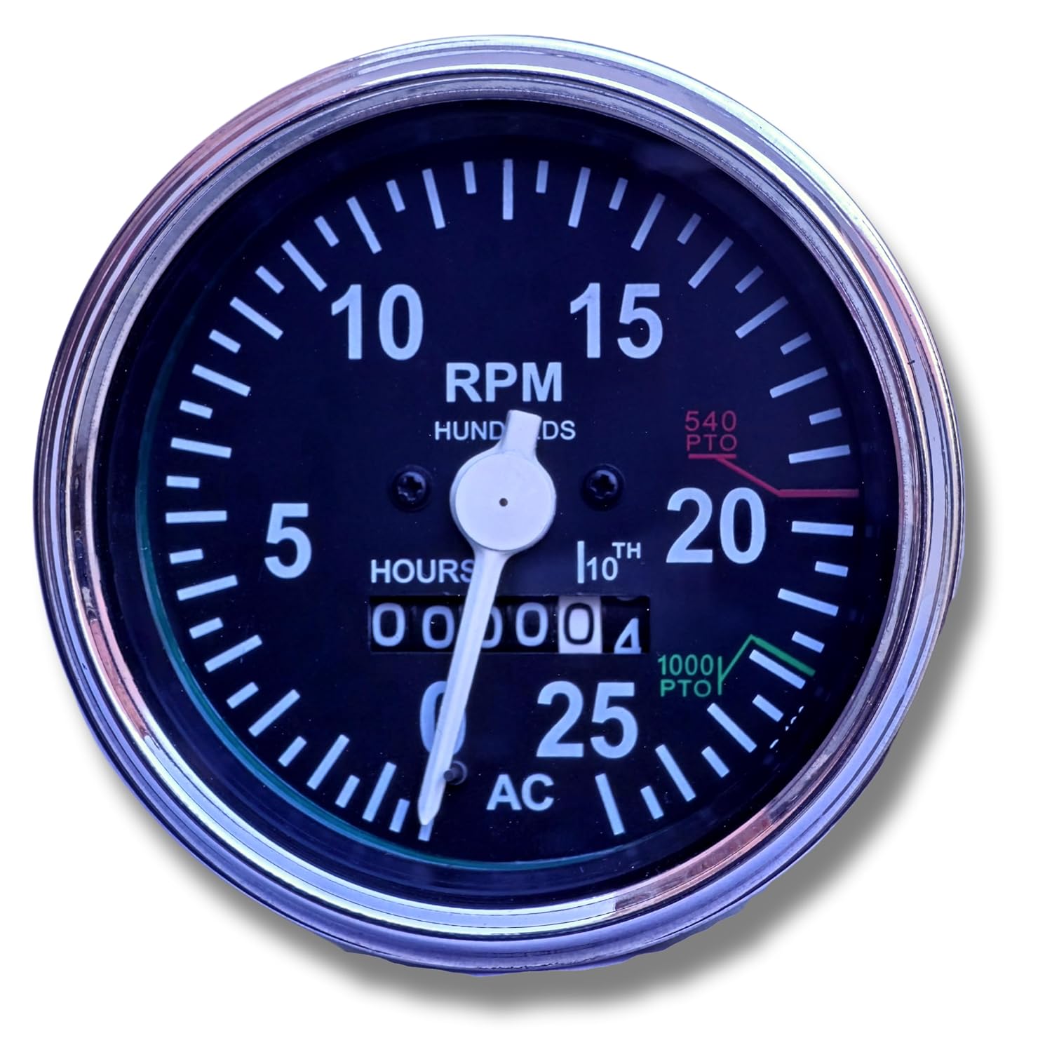 Generic VR Autopedia Tachometer for Allis Chalmers Gauges - Fits 180, 185, 190, 190XT, 200, 210, 220 Models - Gas and Diesel Compatible - Interchangeable with 70255036, 70252409, 70240988, 70240989