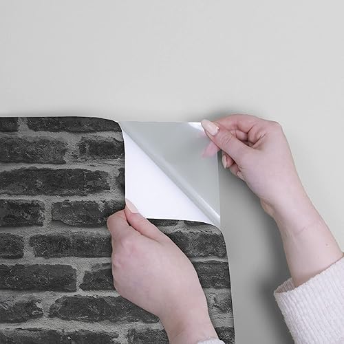 Miniatura 3 de Transform Papel pintado industrial de ladrillo para despegar y pegar