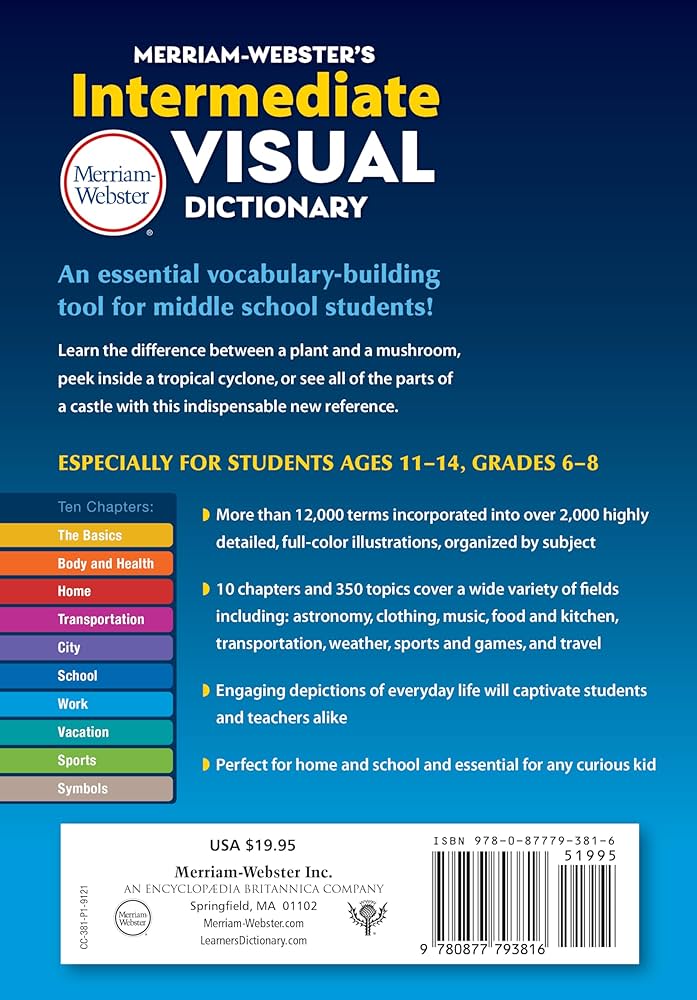 語学・辞書・学習参考書 Merriam-Webster's Visual Dictionary