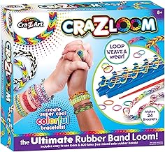 Crazloom Loom Band Toys, Creative Toy, Rubber Band Toy, Friendship Bracelets, Latex Free Loom Bands, 600 Loom Bands