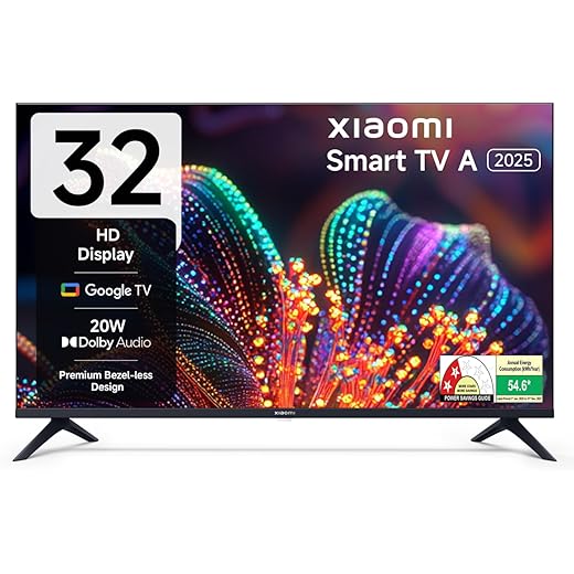 Xiaomi 80 cm (32 inch) A HD Ready Smart Google LED TV L32MB-AIN