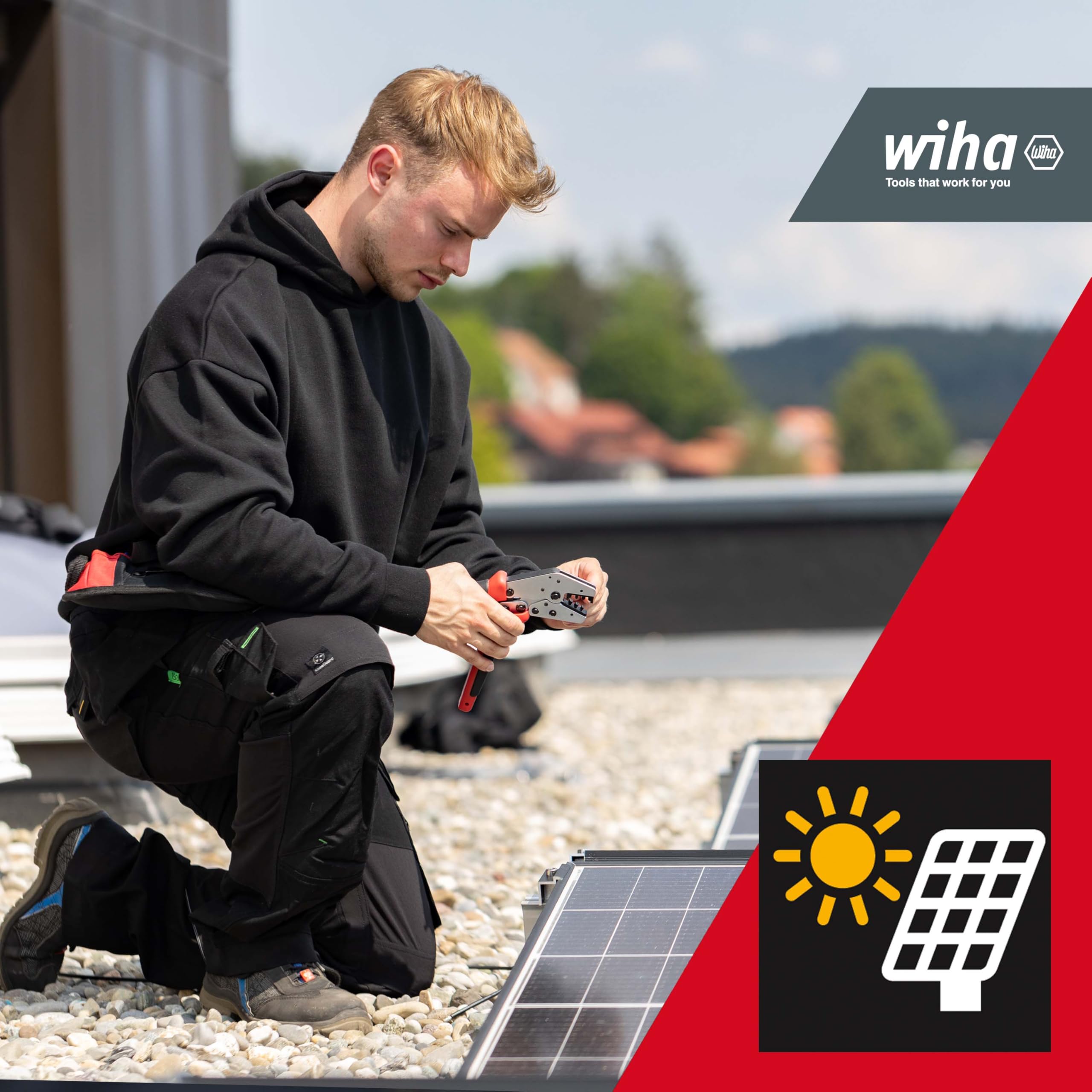 WIHA WERKZEUGE GMBH Herramienta crimpadora para conectores MC4