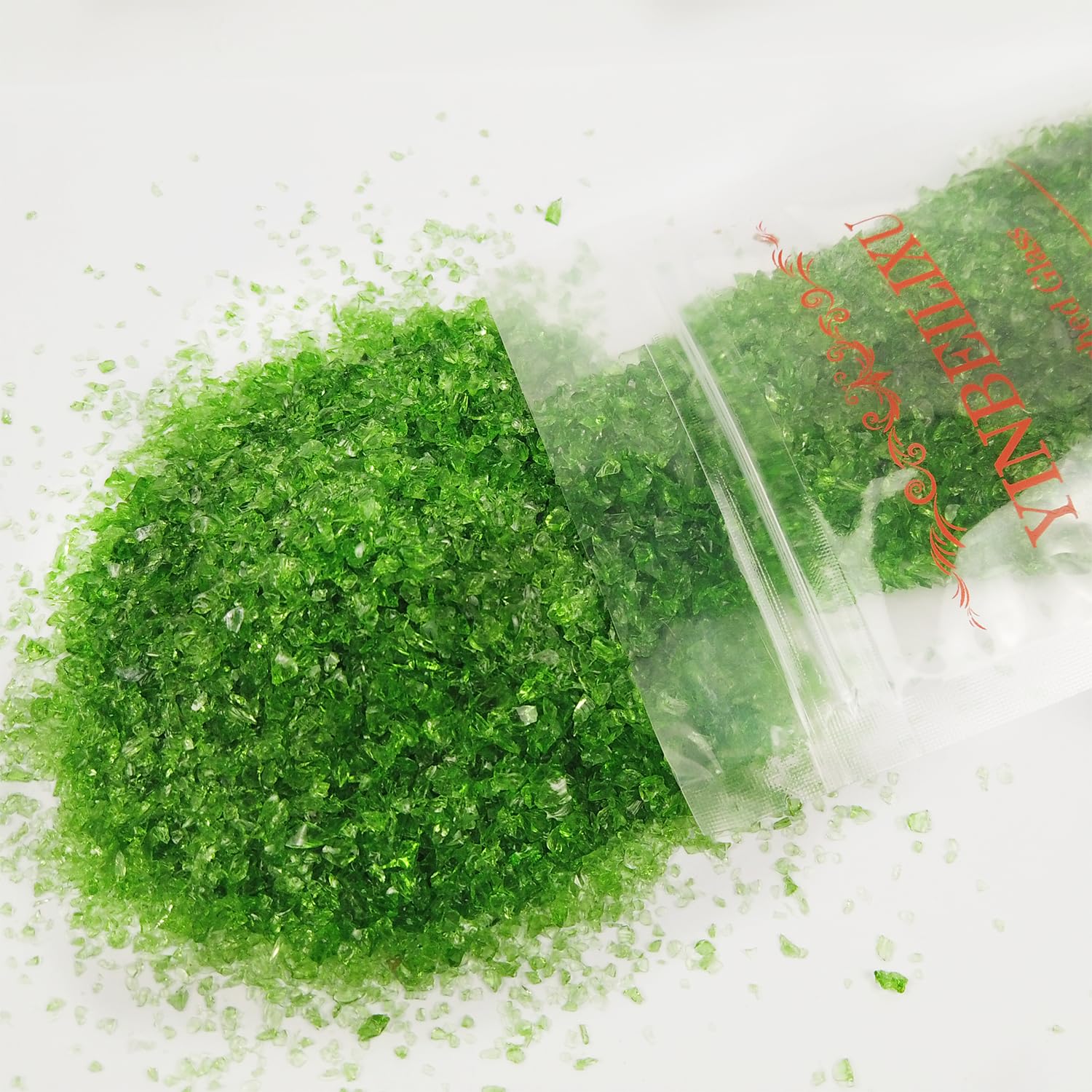 Gold Crushed Glass Glitter for Resin Art -8