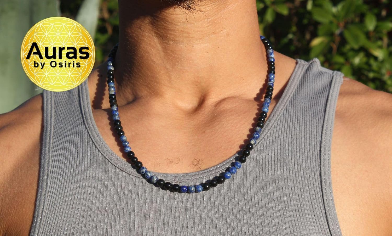 Black Obsidian Necklace Natural Gemstone Jewelry Beaded Necklace for Men/Women Healing Crystal Talisman Handcrafted by Master Shaman made in USA…
