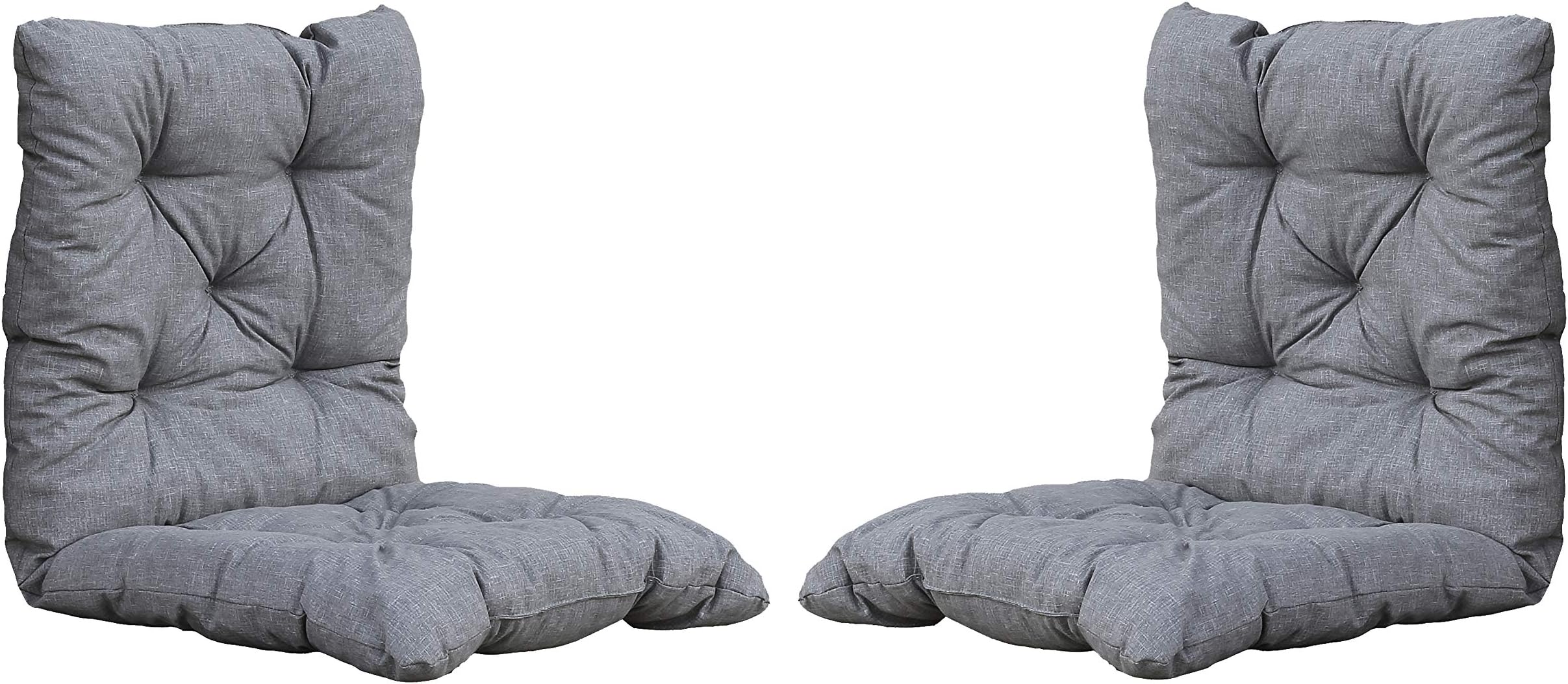 Ambientehome Lot de 2 Coussins Haut Dossier HANKO pour Fauteuil de