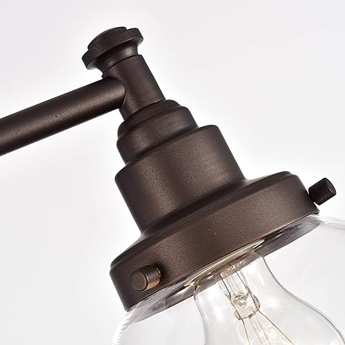 Miniatura 6 de Chloe Lighting Milo - Accesorio de tocador de baño de bronce aceitado de 3 luces de transición de 24 pulgadas de ancho