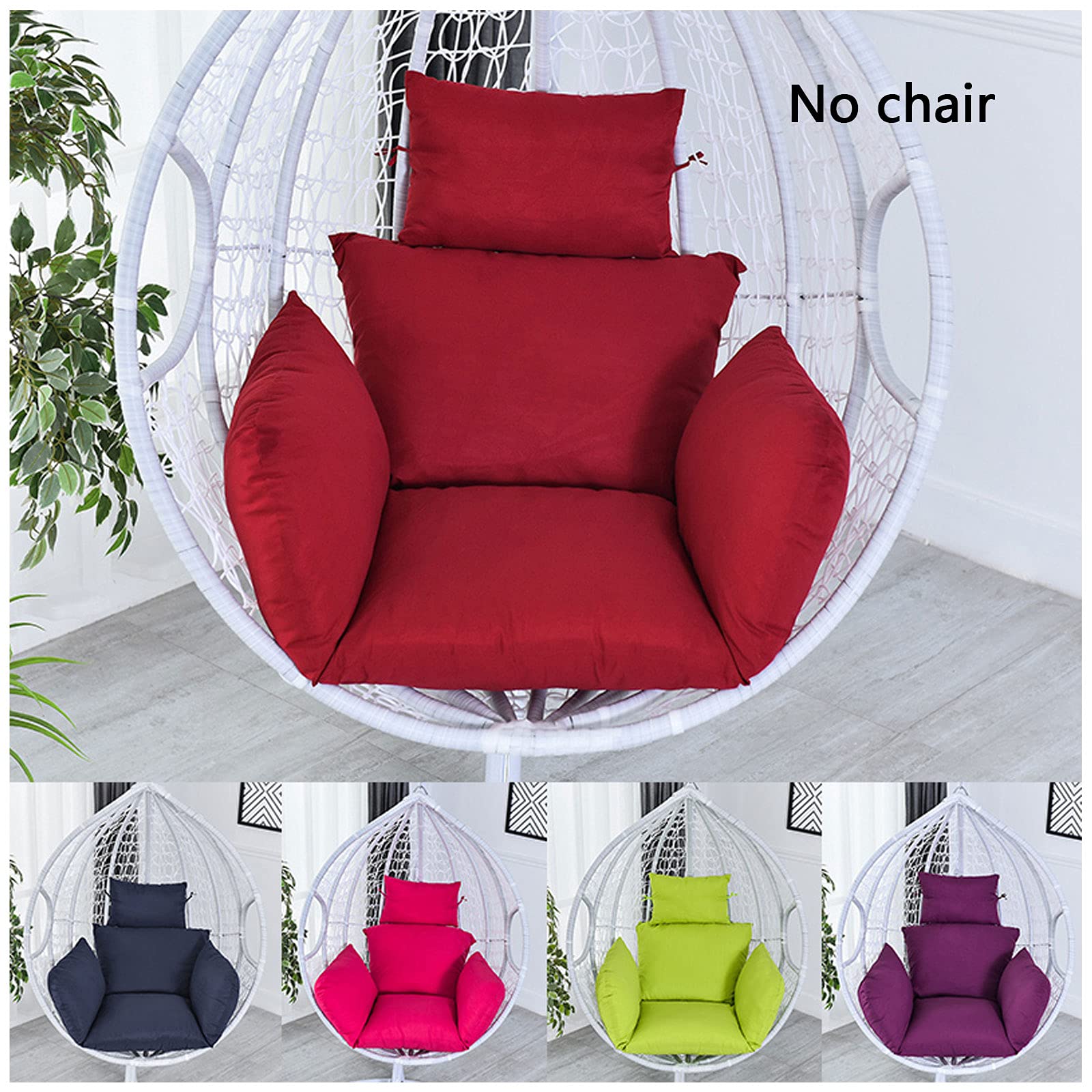 Cuscino Extralarge Per Sedia A Cesto Sospeso – Impermeabile, Morbido, 120x80 Cm, Per Interni Ed Esterni