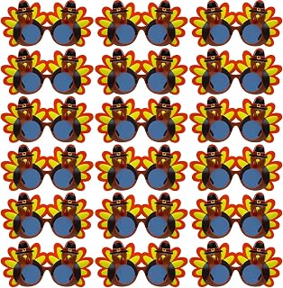 Lenwen Thanksgiving Turkey Sunglasses Funny Cartoon Eyeglasses Turkey Glasses Decorative Thanksgiving Sunglasses Autumn Co... Price In India