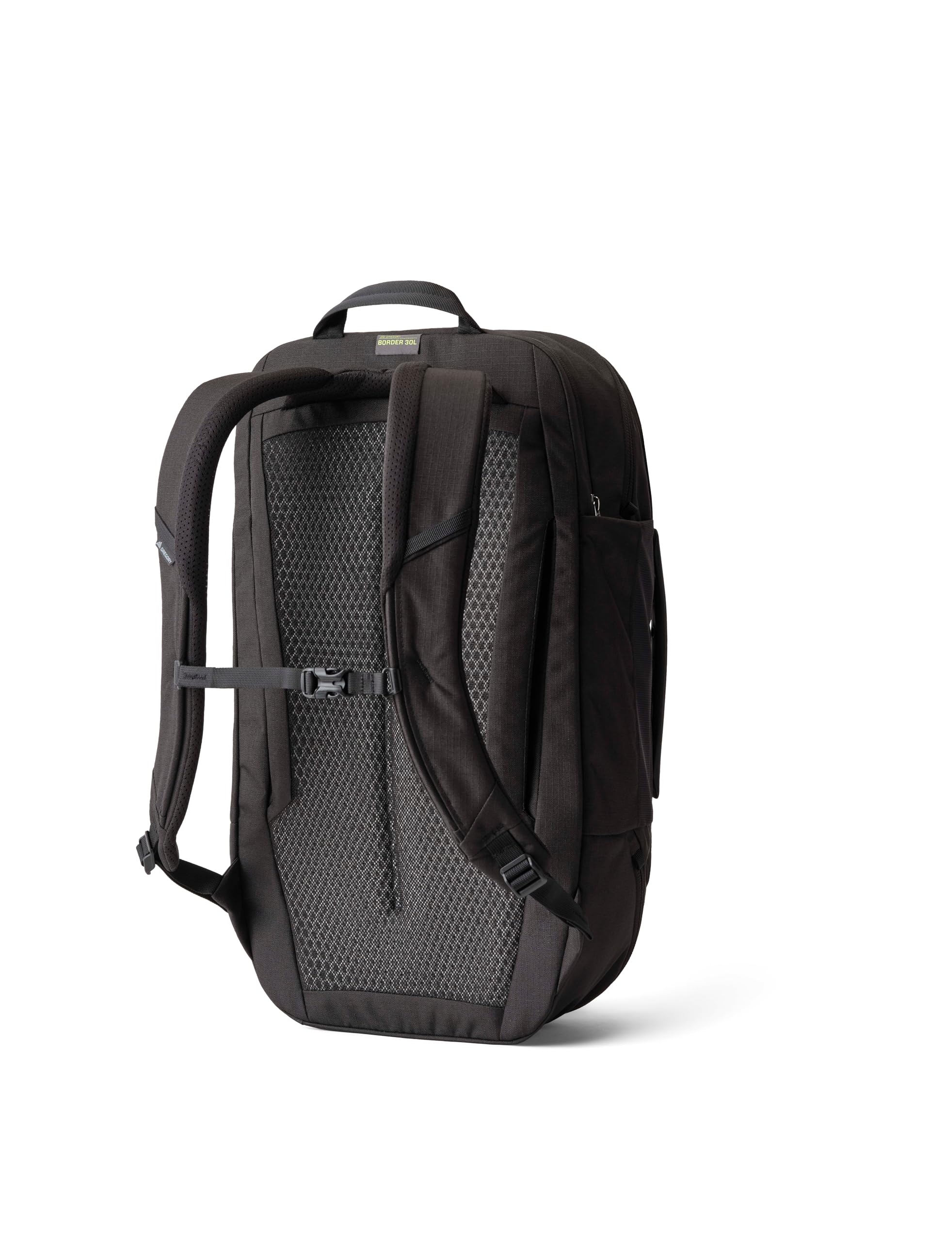 Gregory Active Travel - Border 30, plecak podróżny, 53 cm, 30 l, 1,51 kg, lekka torba podróżna, kieszeń na laptopa 15 cali, czarny (czarny porost)