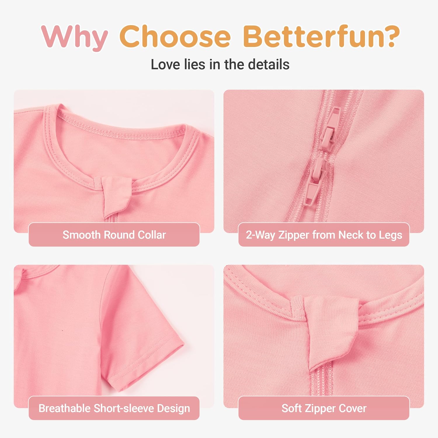 Baby Boys Girls Romper Short Sleeve Summer Jumpsuits - Image 5