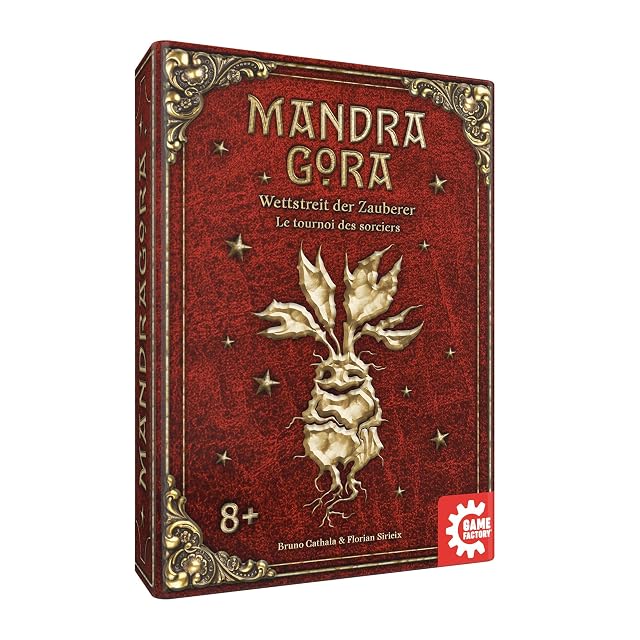 Game Factory 646308 Mandragora, Juego Familiar mágico para 2-4 Jugadores a Partir de 8 años, Juego de Mesa
