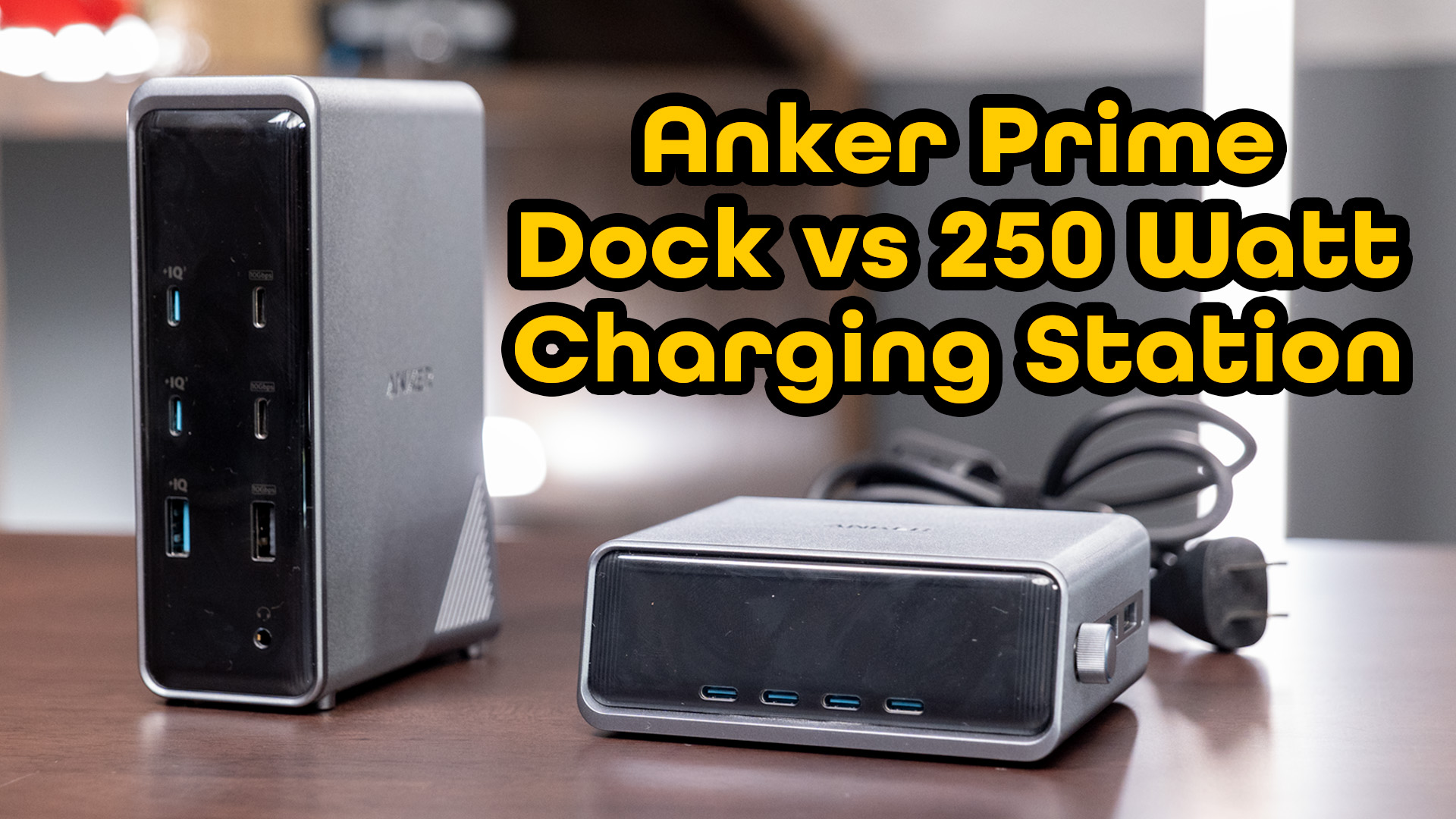 Watch Anker Prime Charging Dock vs 250 Watt Charging Station on