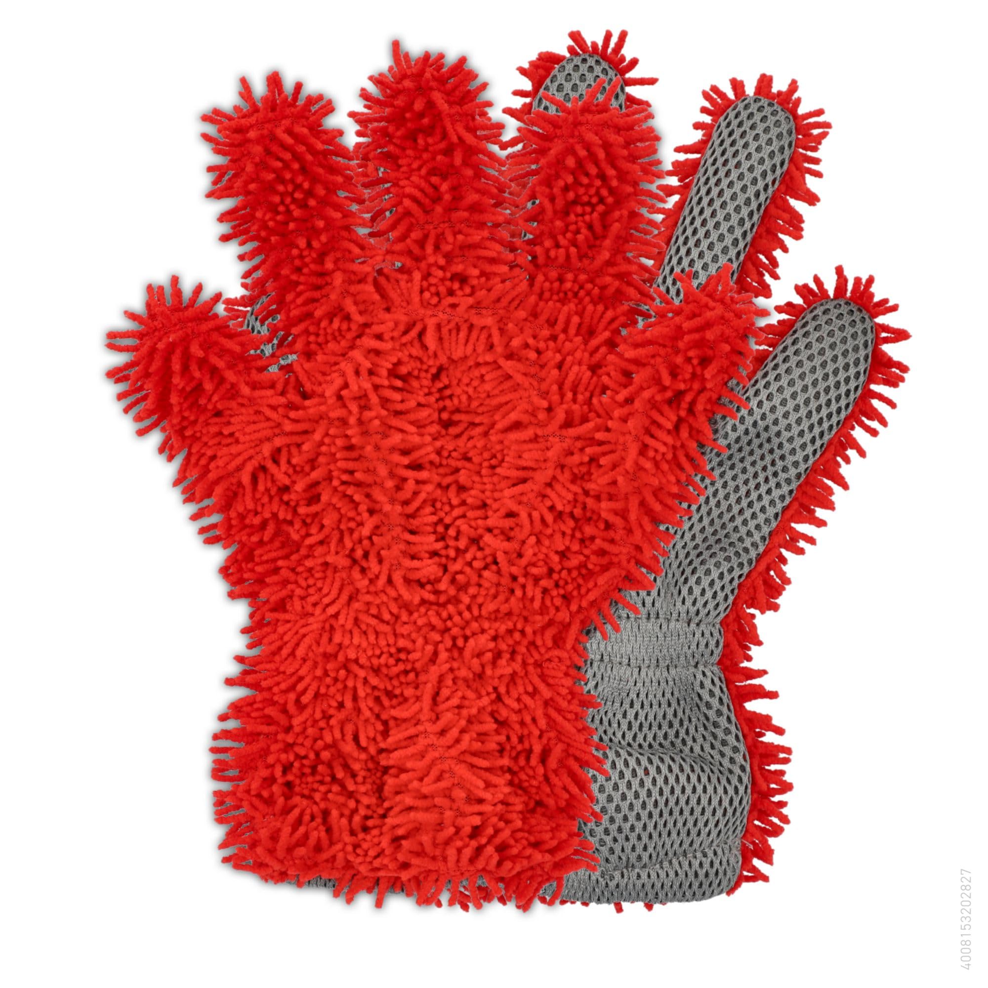 Guanto Lavaggio Microfibra Nigrin 71110 - Delicato Su Vernice E Cromo | Con Rete Insetti, 17x22 Cm - Foto 6