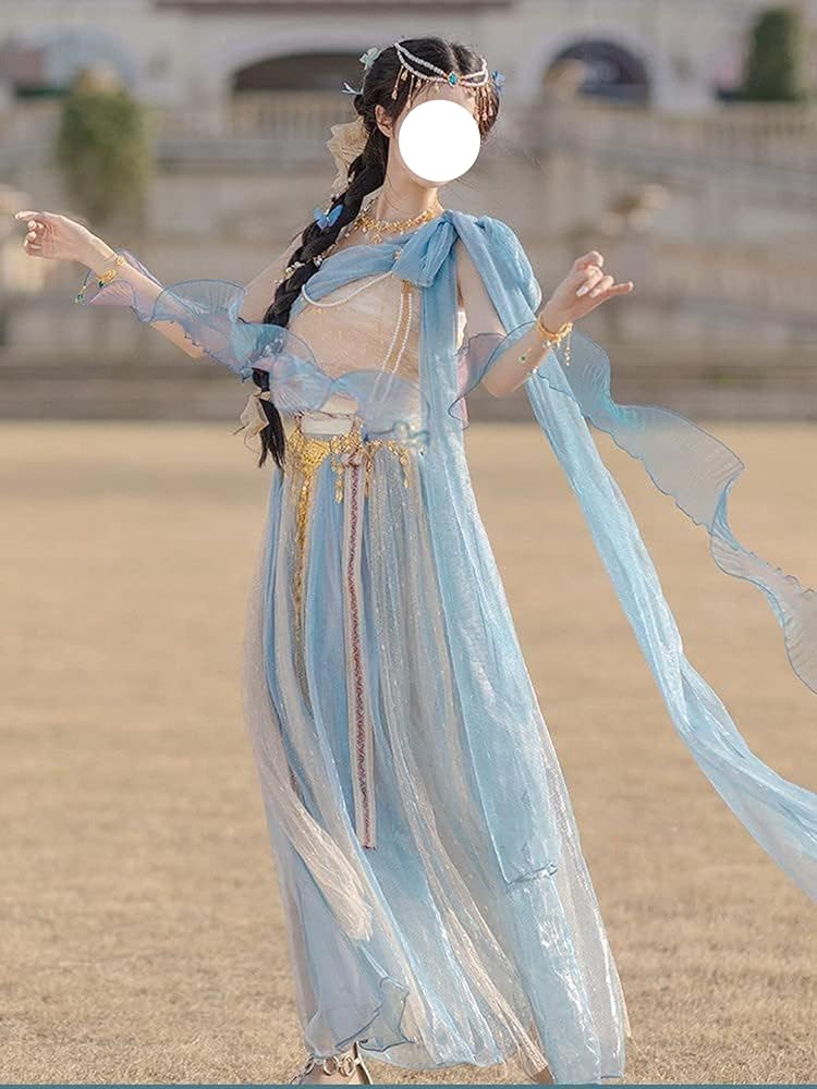Amazon.co.jp: [Sanjucos] 漢服 西域服 民族衣装 エキゾチック 少数