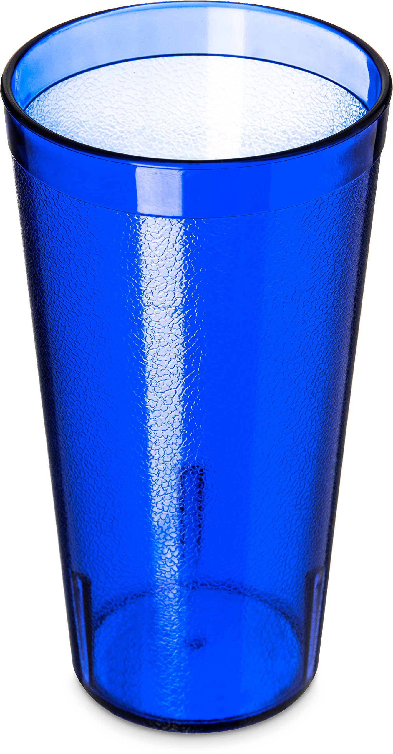 CFS 52208147 Stackable ShatterResistant Plastic Tumbler, 20 oz., Royal Blue (Pack of 6)