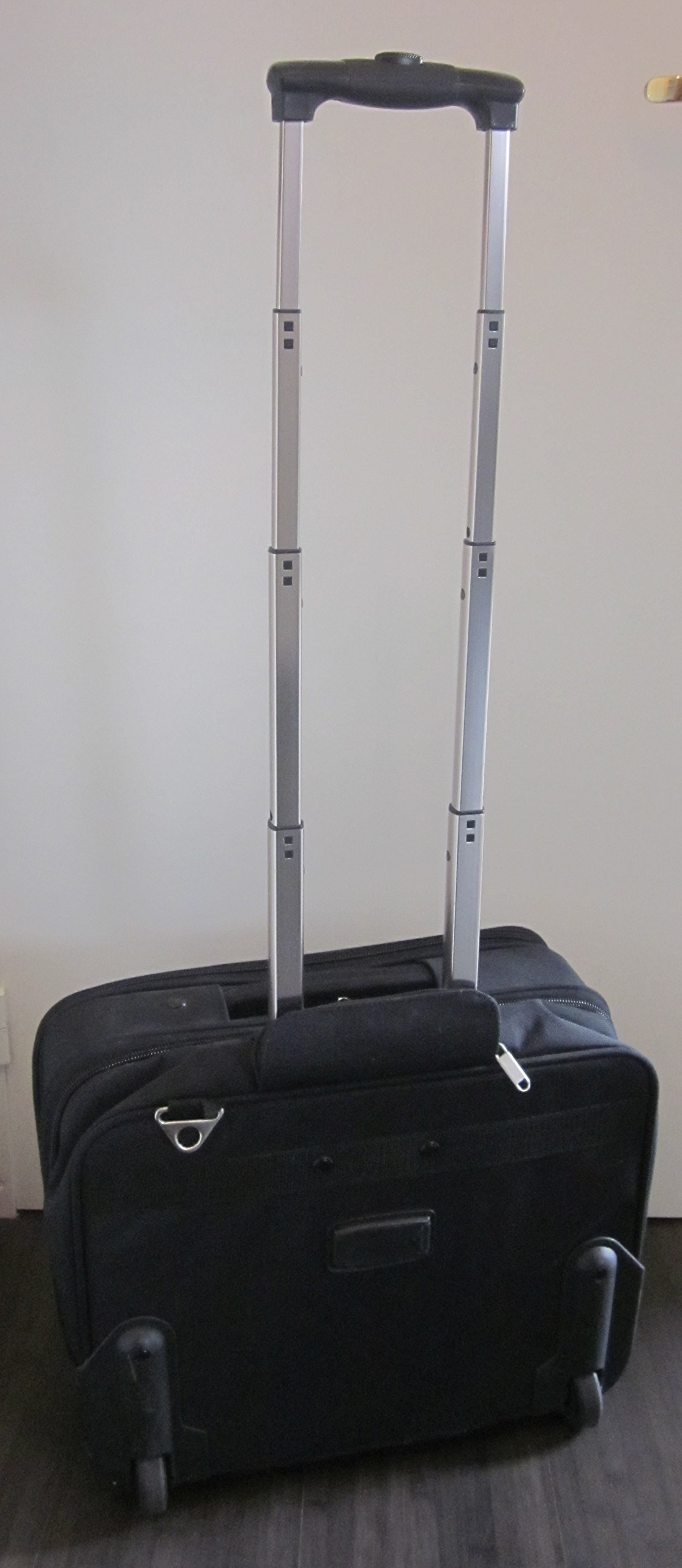 Trolley Sac Ordinateur Traveller Horizontal, 22cm x 43cm x 33cm, Noir