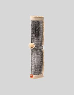 United Pets Cat Scratcher Tiragraffi per Gatti, di Design, Gioco Tiragraffi da Gamba del Tavolo Grigio Tortora e Beige
