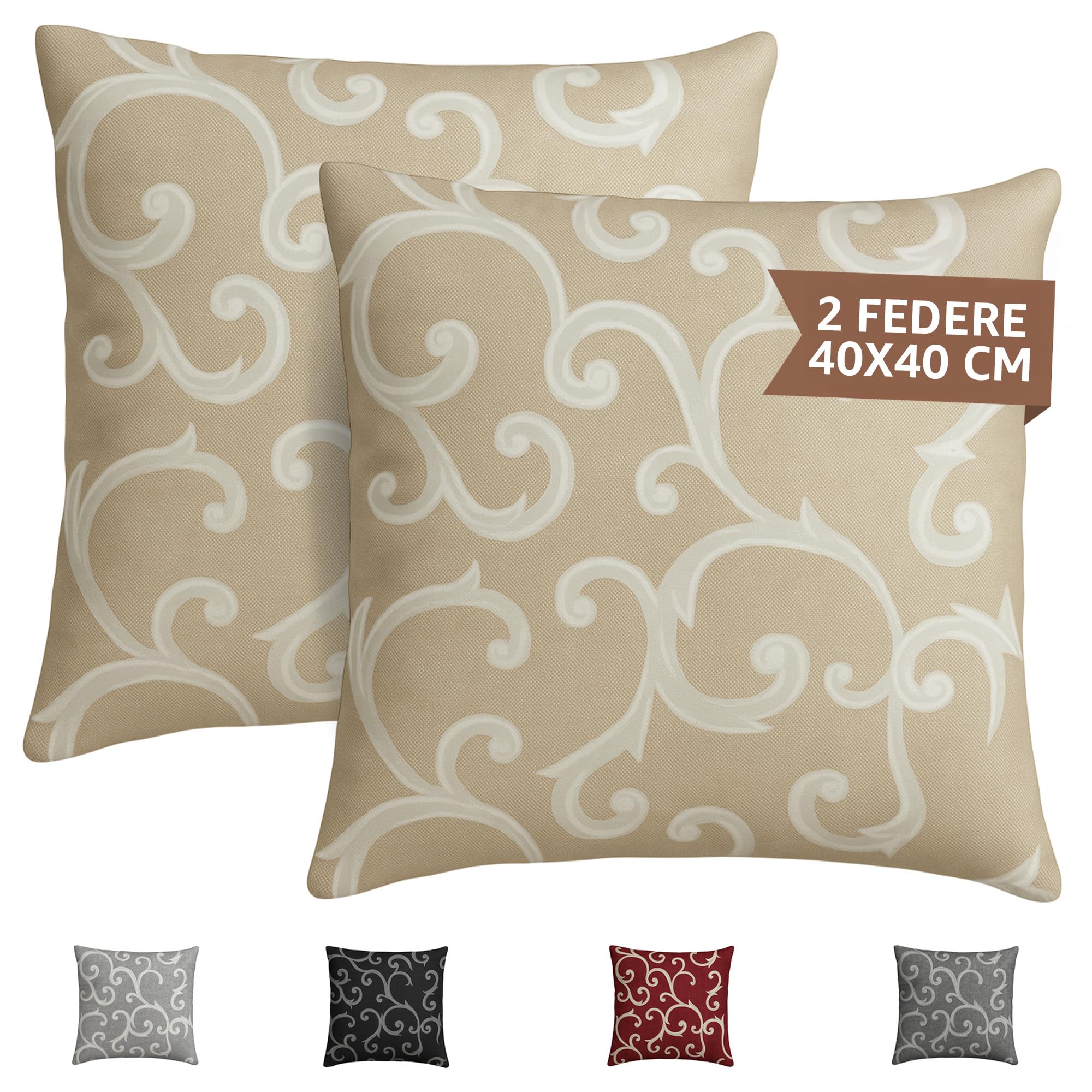 Federa Per Cuscino 40x40 Cm Con Design Senza Cornice, Idea Regalo Originale Per Uomo, Artigiani E Amanti Del Fai Da Te