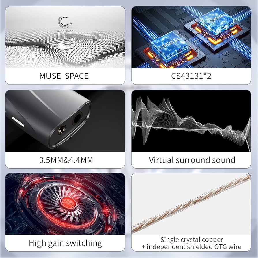 Amazon.co.jp: HiFiGo Muse HiFi M3 II デュアル CS43131