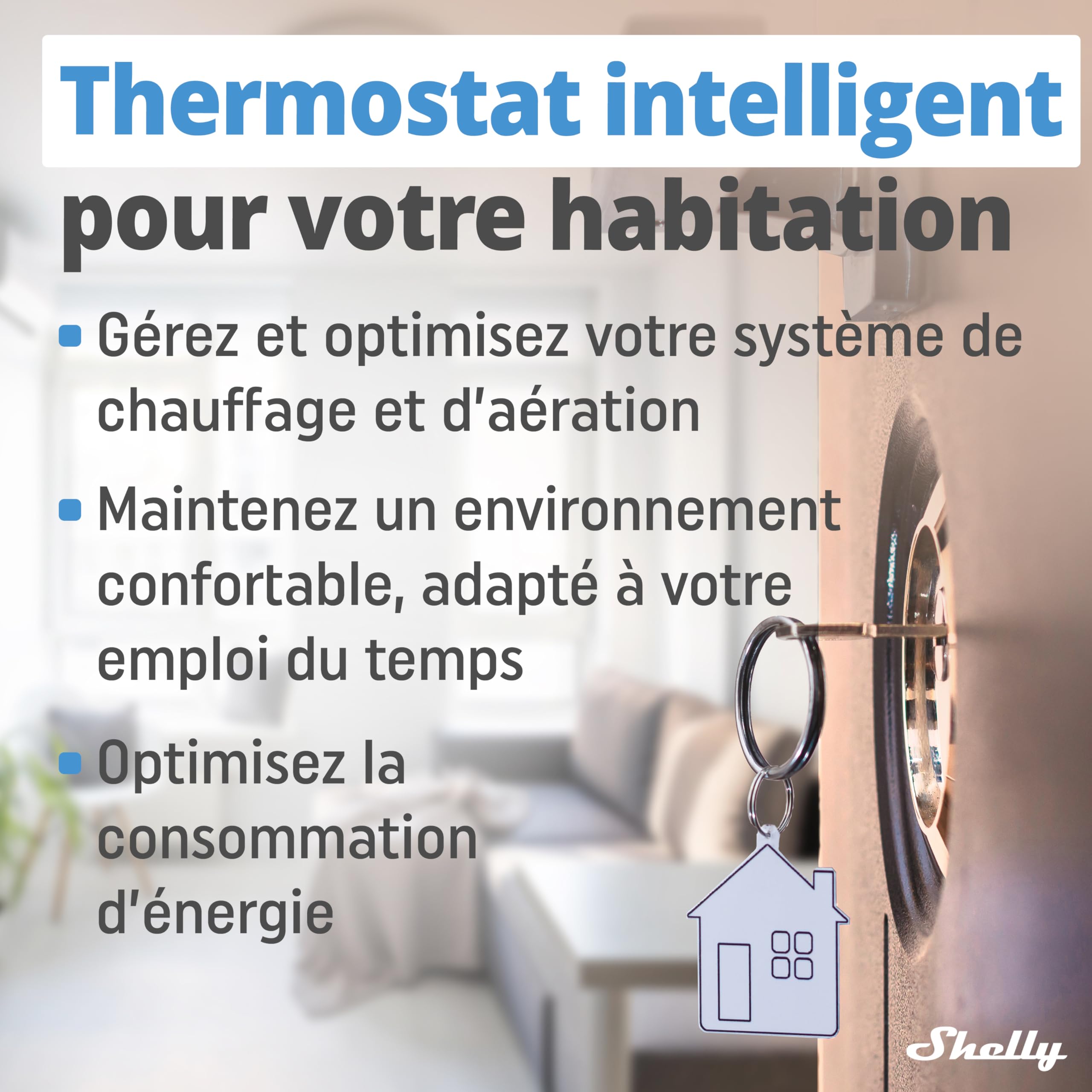Shelly Wall Display - Noir | Panneau de contrôle pour maison intelligente avec interrupteur de relais | Écran tactile |Alexa, Google Home | App iOS Android | Capteur température, humidité & LUX