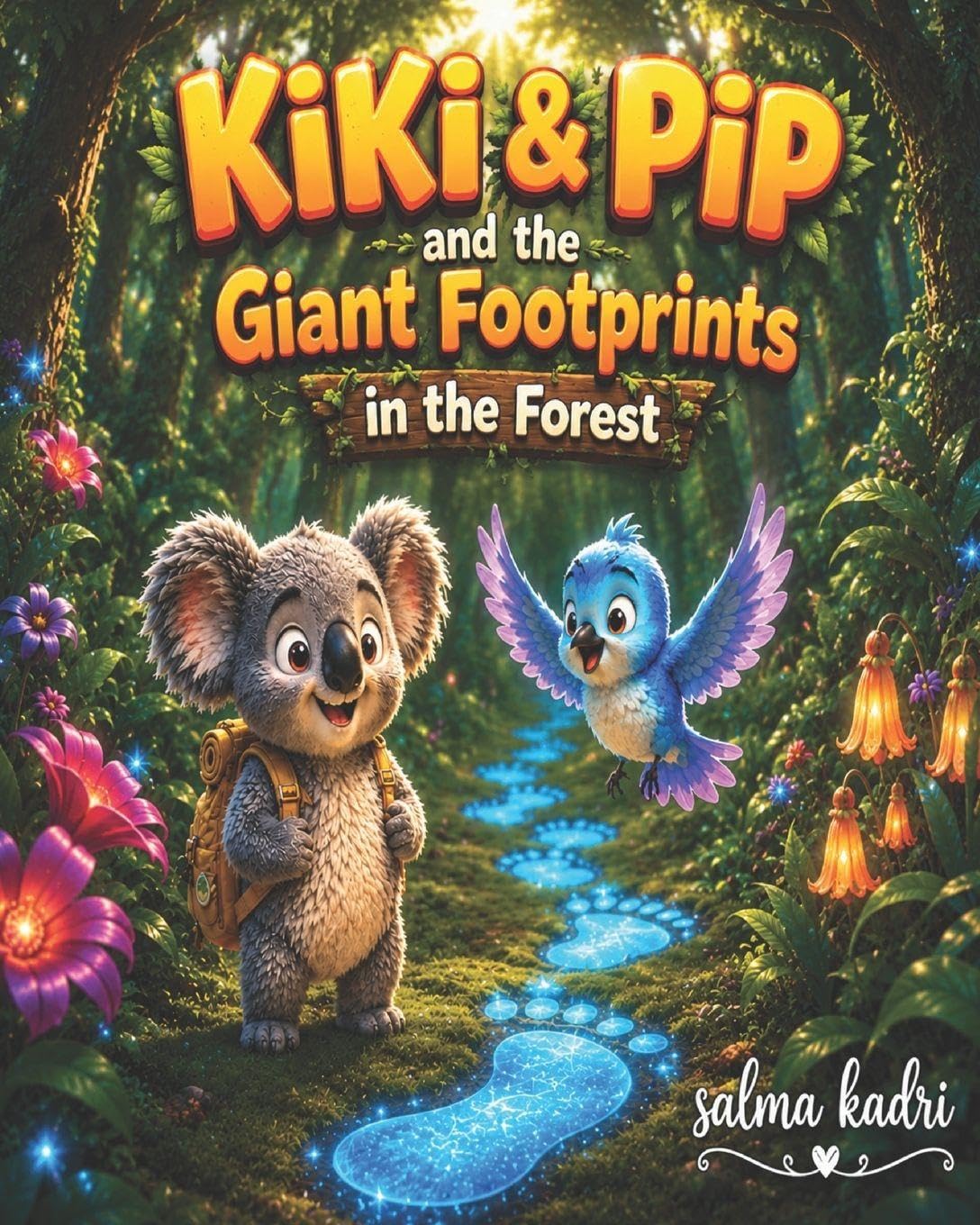 Kiki & Pip and the Giant Footprints in the Forest: A Magical Jungle Adventure About Friendship, Courage, and Curious Discoveries (Kiki & Pip Adventures)