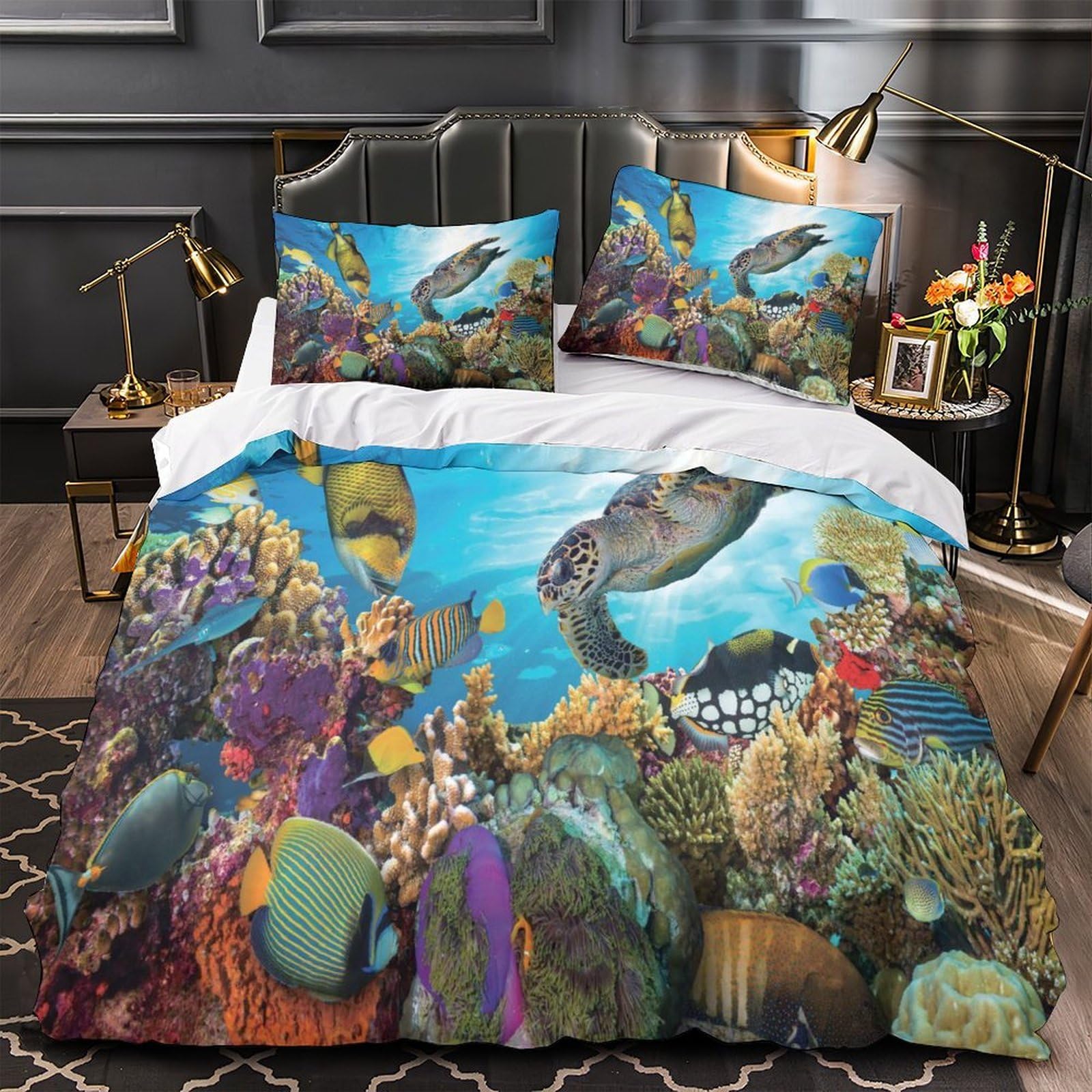 Housse de couette super douce et hypoallergique pour lit simple enfant