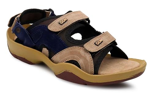 Valin Fox Men's Outdoor Leather Sandals 
