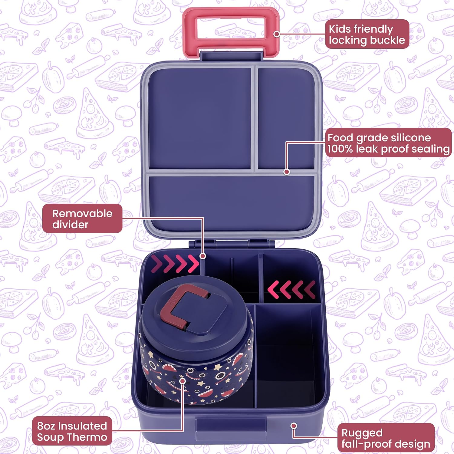 Maison Huis Bento Lunch Box 8oz