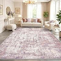 Vista 58 de Alfombra de área lavable de 5 x 7 pies para sala de estar, alfombra grande abstracta para comedor, dormitorio, alfombra antideslizante de 5 x 7