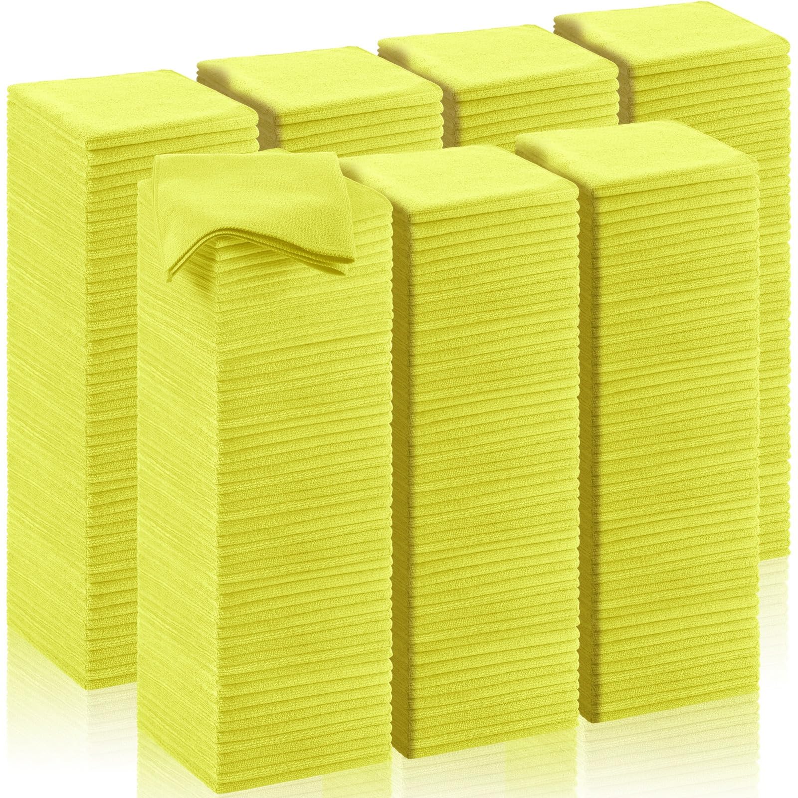 200 Pcs Microfiber Cleaning Cloth 16x16 Inch Microfiber Towels for Car Ultra Absorbent Cleaning Rags Reusable Lint Free